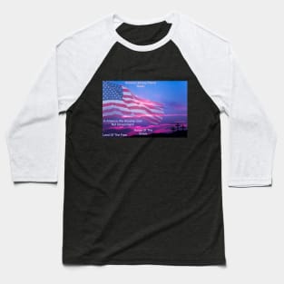 In America We Worship God Not Government Baseball T-Shirt